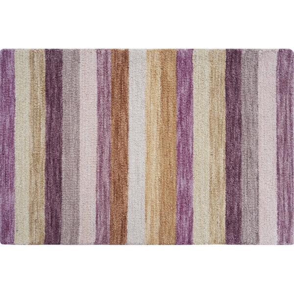 CompanyC Jazzy Handmade Wool Red/Pink/Purple Rug Perigold